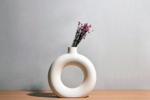 Polo Vase, White